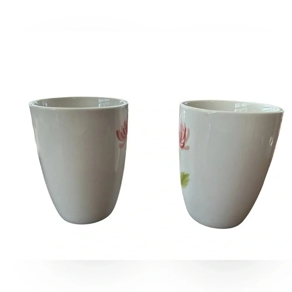 Corning Corelle Coordinates Porcelain Coffee Mugs Set of 2 “Summer Mums” 4.5” - Picture 4 of 7